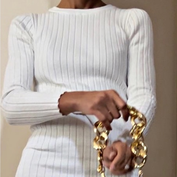 Belted Sweater Dress - Picture 7 of 8